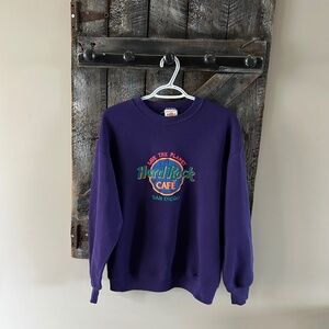 Men's Vintage Hard Rock Cafe Crewneck Sweatshirt